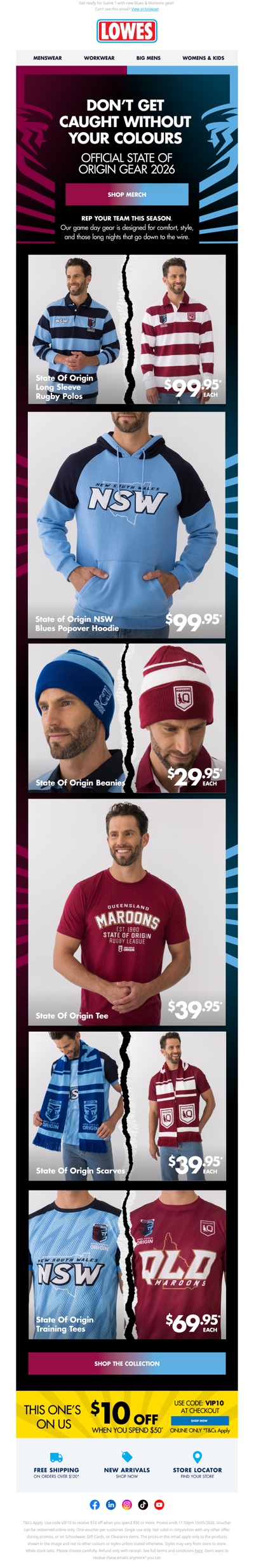 Are You State of Origin Ready? New Merch Is Here! 🏉