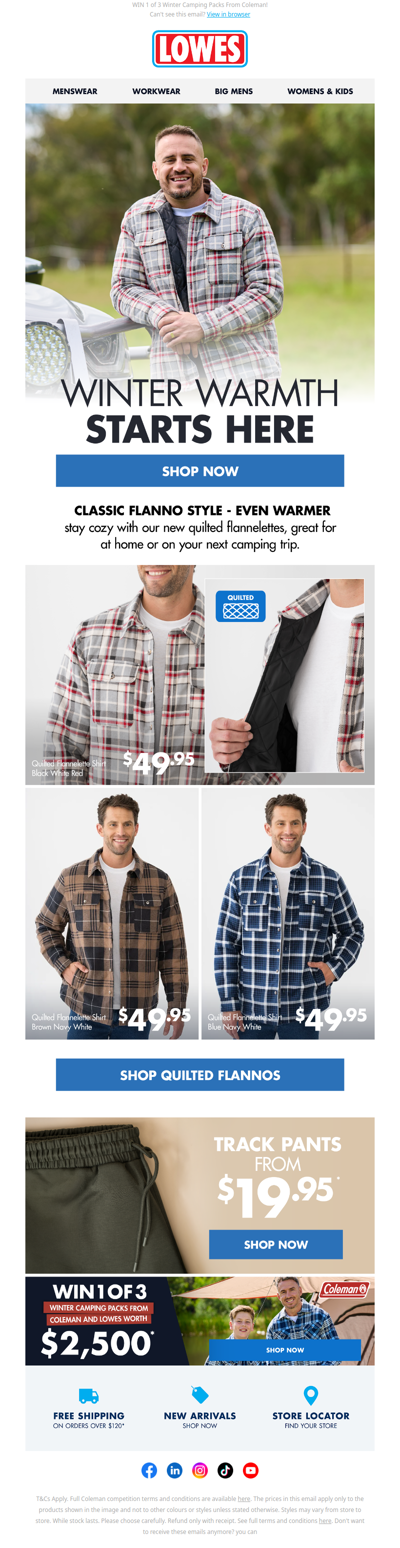 Quilted Flannos: Classic Look Now Even Warmer!