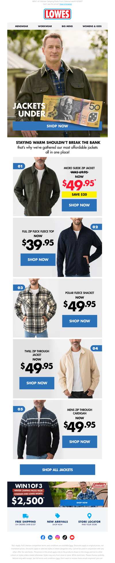 Jackets UNDER $50 🎉 Stay Warm For Less!*