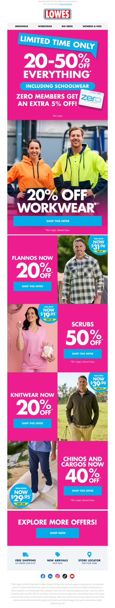 3 DAYS LEFT: 20–50% OFF LITERALLY EVERYTHING*