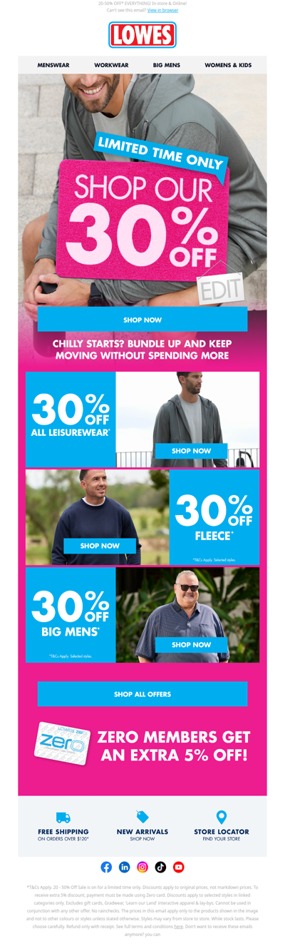 Shop 30% OFF* These Styles! Don't Miss Out! 🚨