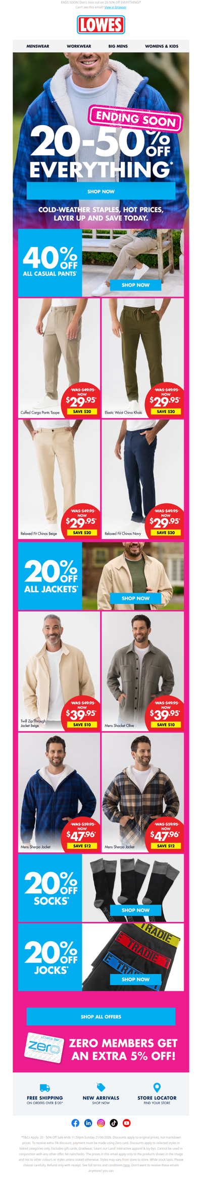 40% OFF* Casual Pants! Don't Miss Out 🚨