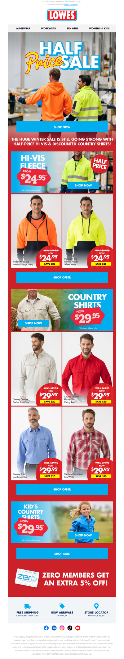 $29.95 Country Shirts! Shop For The Whole Family 🤠