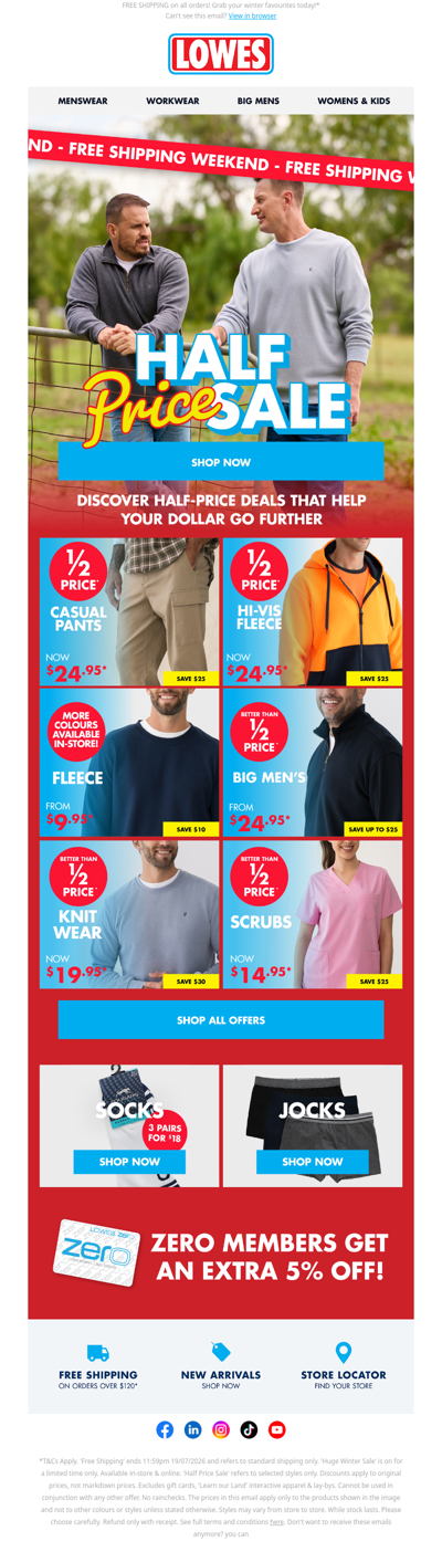 1/2 Price? Too Good To Miss!* 🎉