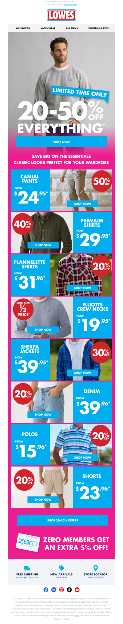 Don't Miss Out 🚨 20-50% OFF EVERYTHING!