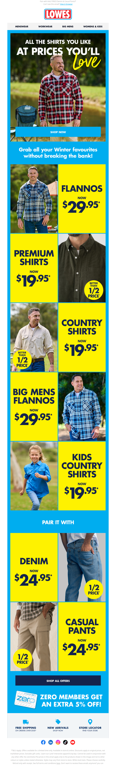 Cold Weather. Hot Deals 🔥 Shirts From $19.95!*