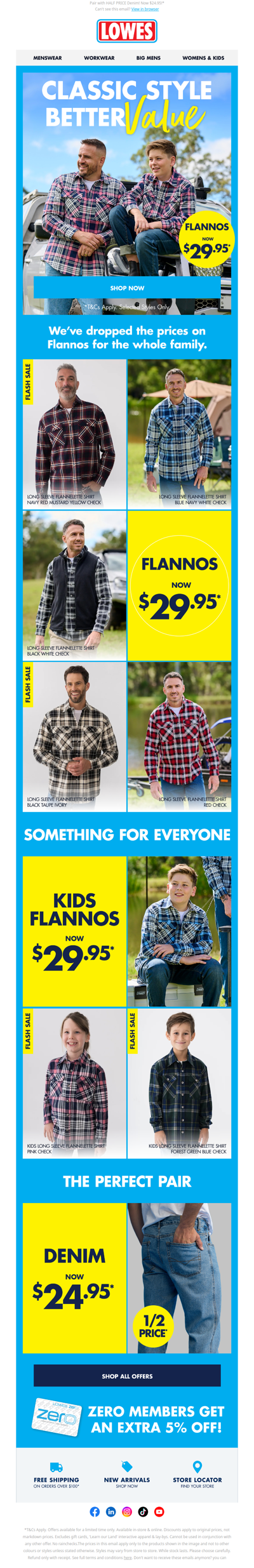 $29.95 Flannos 🔥 For The Whole Family!*