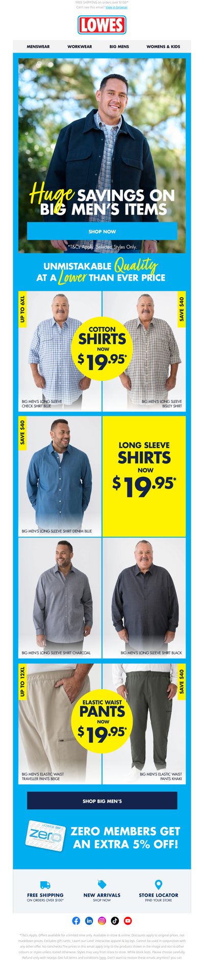 Big Mens Favourites Under $20!* 🎉