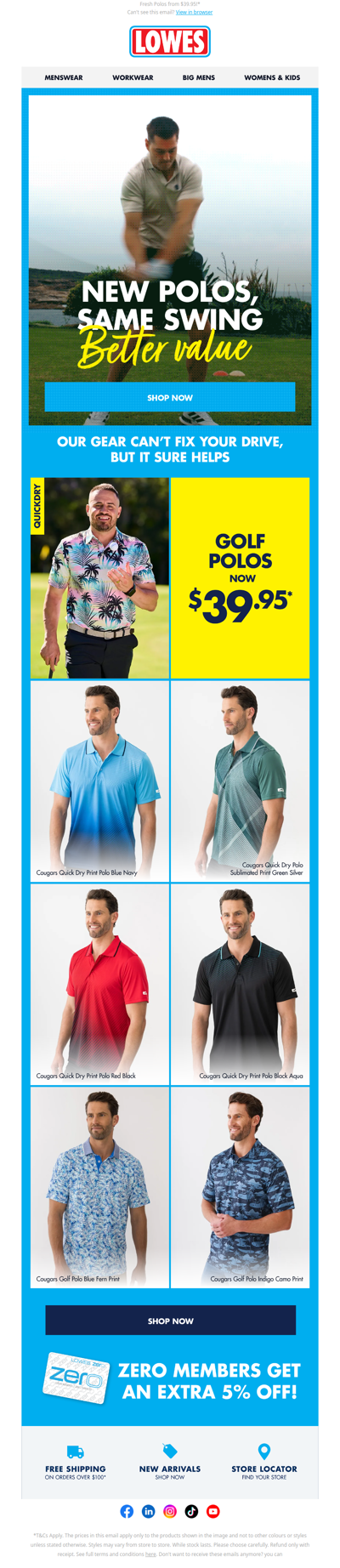 Hole-in-One Prices For New Golf Gear 🏌🏼‍♂️