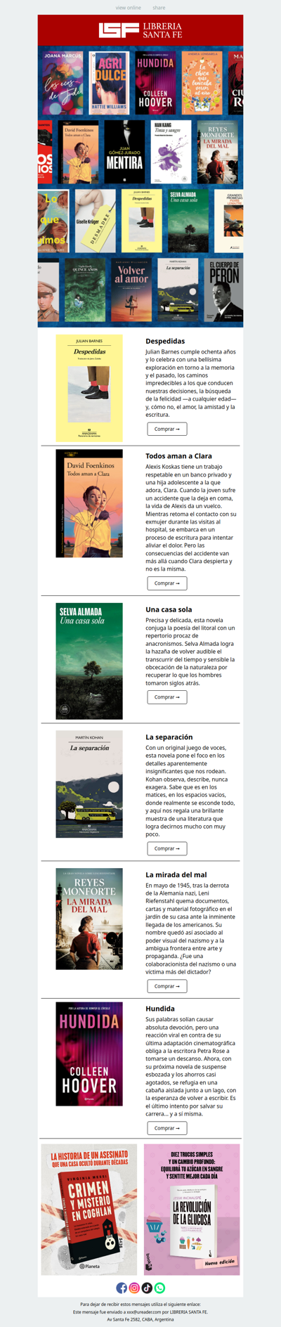 📚💥 LO NUEVO en Librería Santa Fe