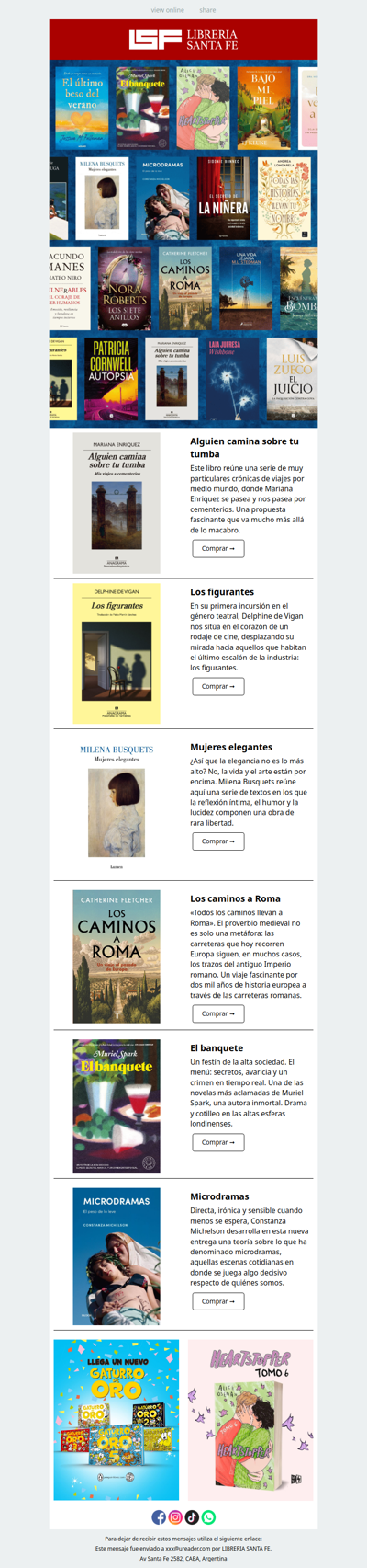📚💥 NOVEDADES en Librería Santa Fe