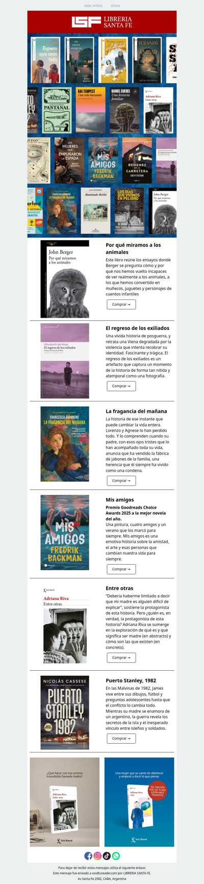 📚💥 LO NUEVO en Librería Santa Fe