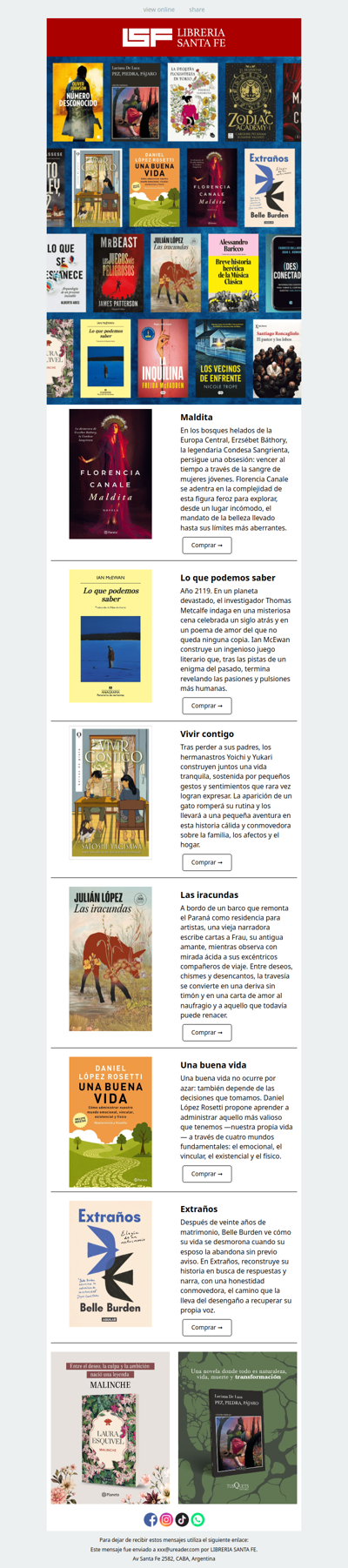 📚💥 LO NUEVO en Librería Santa Fe