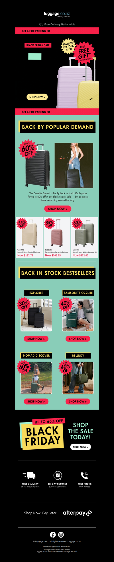 Restock Alert: Up to 60% Off! 🔥