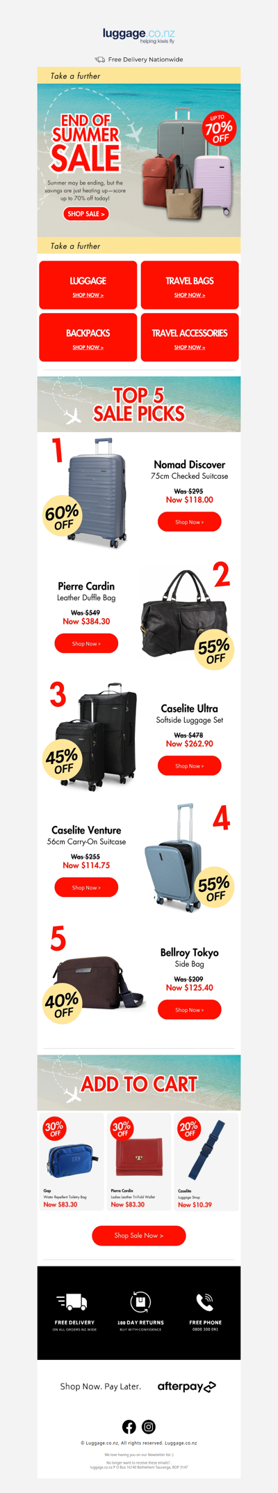 🔥 Don't Miss Our Top 5 End of Summer Sale Picks!