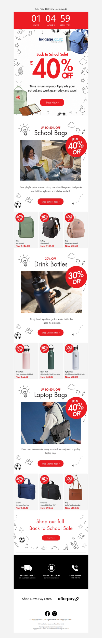 Back to School Sale – Time is Running Out ⏰