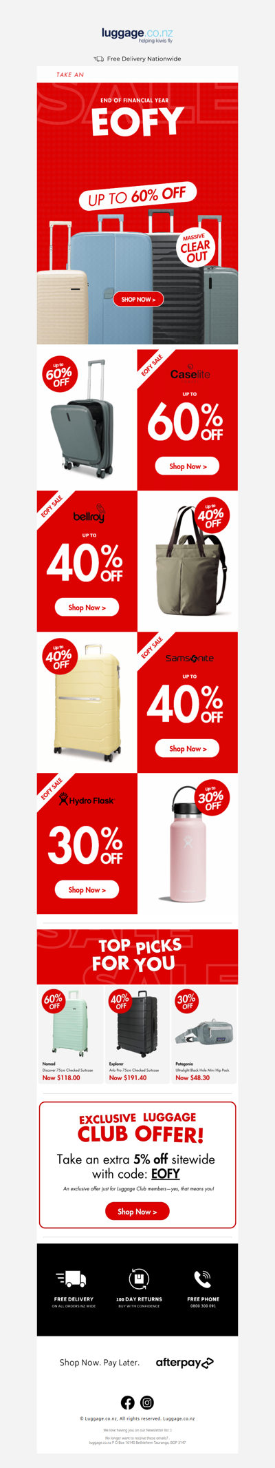 Big EOFY Savings: Up to 60% off 💸