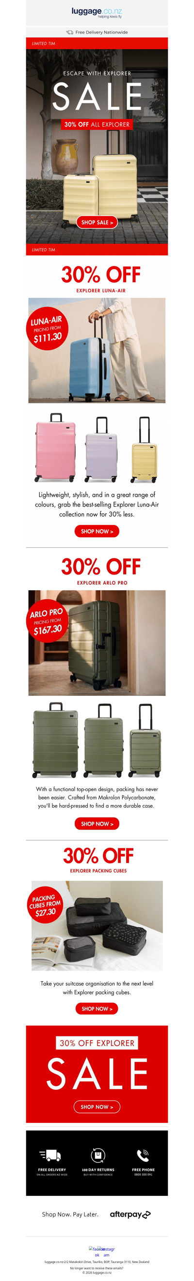 Escape with Explorer — 30% off all Explorer