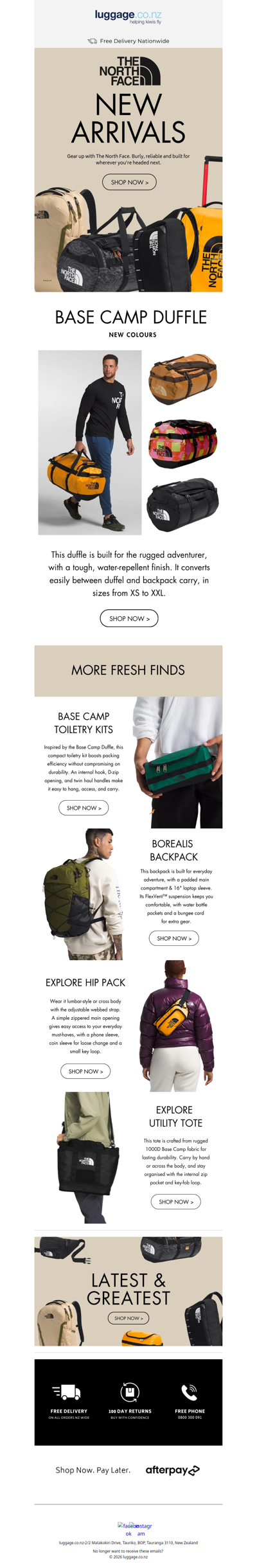 New in: The North Face 🏔️
