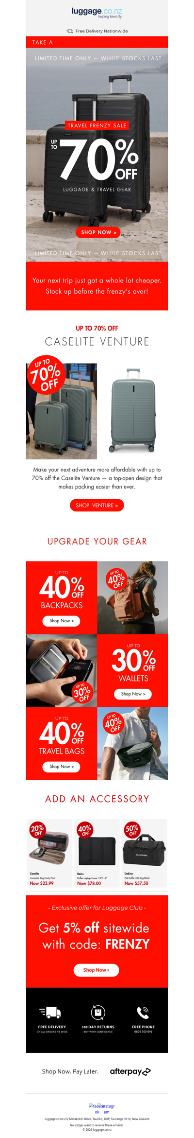 Travel Frenzy Is Here – Up To 70% Off