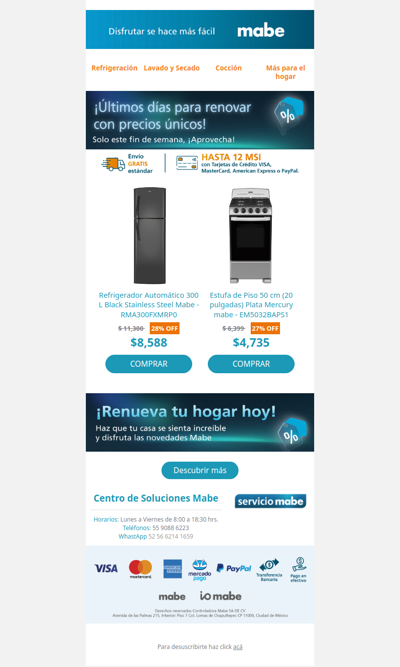 ¡Últimos días para renovar a precios únicos!