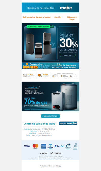 Aprovecha, últimos días para renovar tu hogar