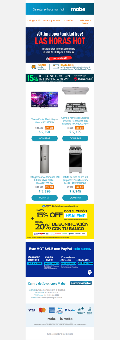 ⏰ Tu última oportunidad para ahorrar