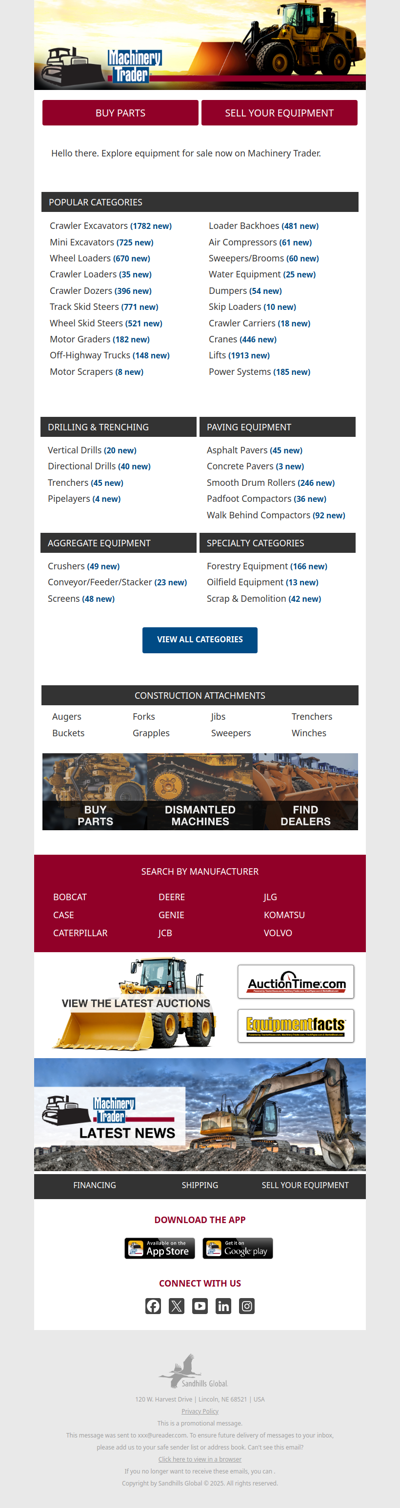 Machinery Trader Weekly Update - February 10, 2025