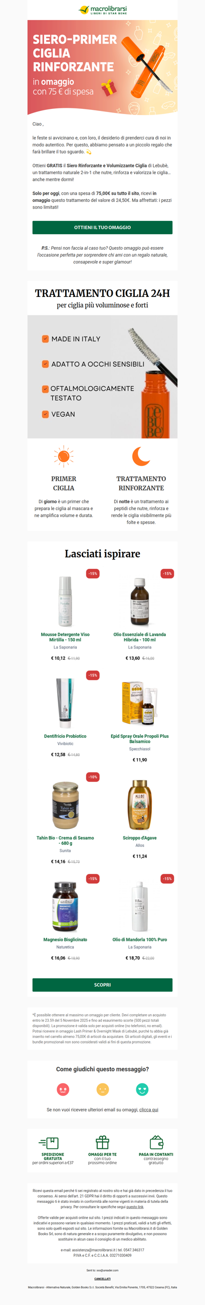 Ciglia più forti in 2 settimane? Ti regaliamo il nostro segreto