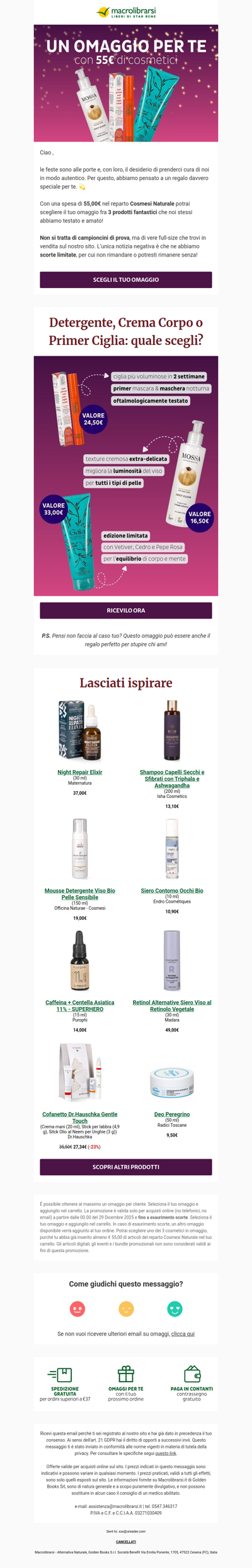 🎁Un omaggio speciale per te: scegli il tuo!