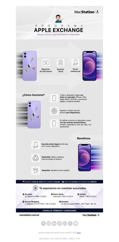 ♻️ ¡Renová tu tecnología con Apple Exchange! ♻️