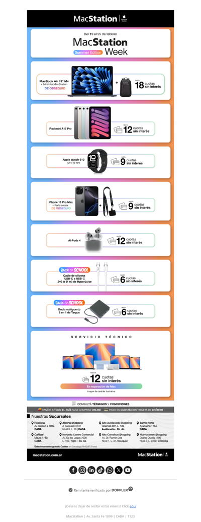 Vuelta a clases con oportunidades: hasta 18 cuotas sin interés🔥