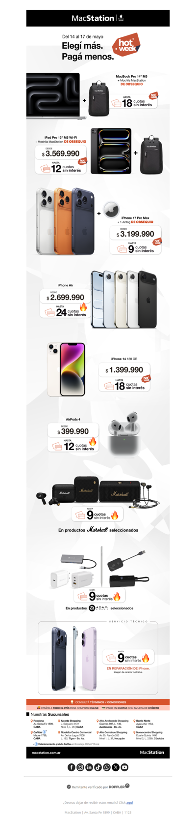 El Hot Sale se extendió: hasta 24 cuotas sin interés🔥
