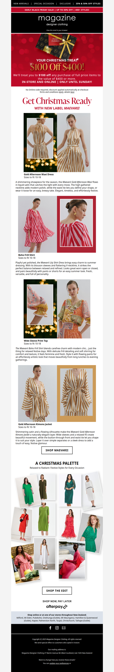 🎁 $100 Off - Your Christmas Treat!