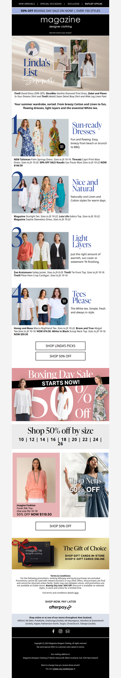 🌷 Linda’s List: Effortless styles + 50% off finds!