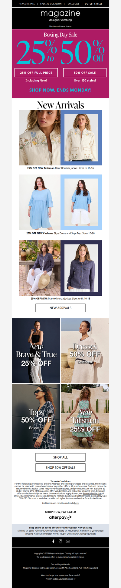 🌸 New styles in sizes 10-26 from Cashews + Blanc