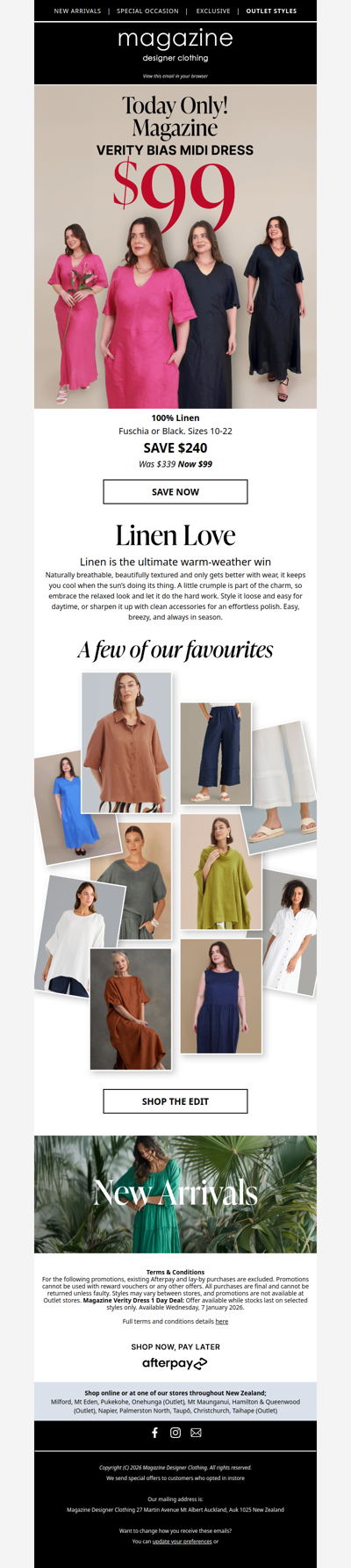 💕 $99 Today, Save $240 on our Verity Dress