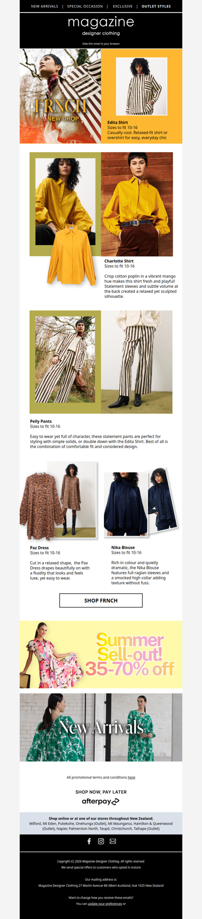 🇫🇷 FRNCH New arrivals we LOVE!