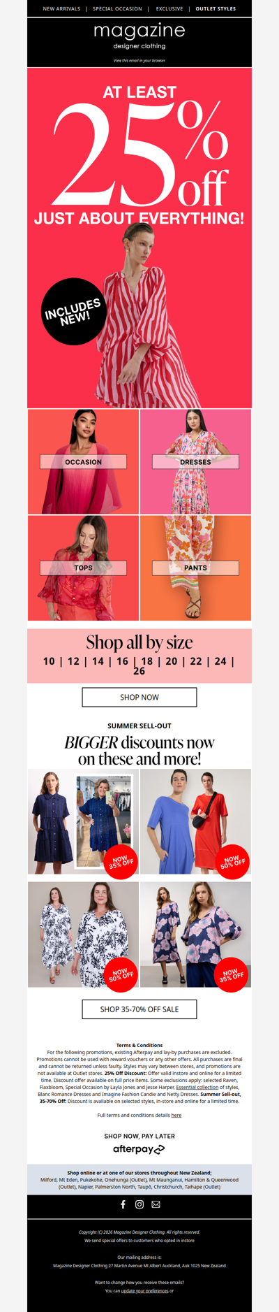 ✅ At least 25% OFF