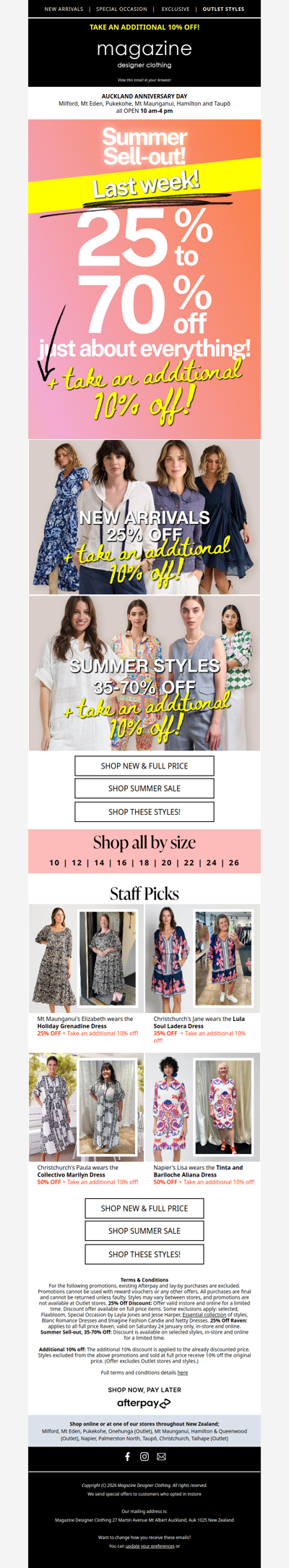 ⚡EXTRA 10% off EVERYTHING! Don’t miss this!