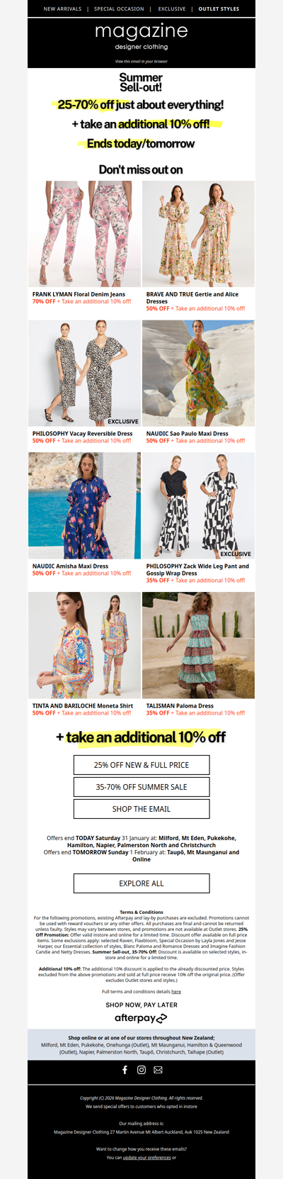 ‼️ This is it. Sale ends today/tomorrow!