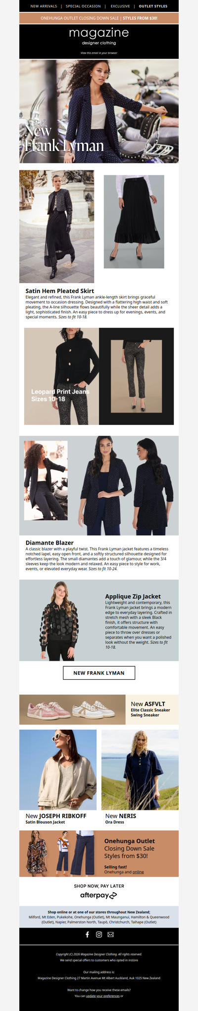 💄New Frank Lyman 👠 From glamour to jeans!