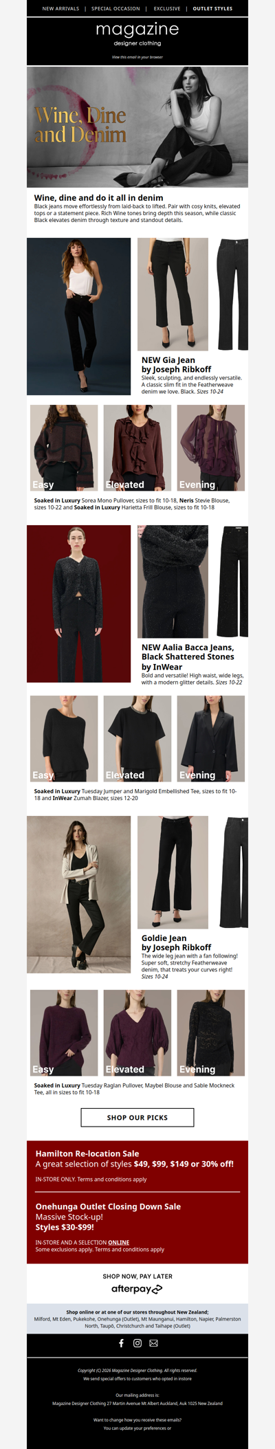 🍷Wine, Dine & Denim 👖 Perfect Pairings