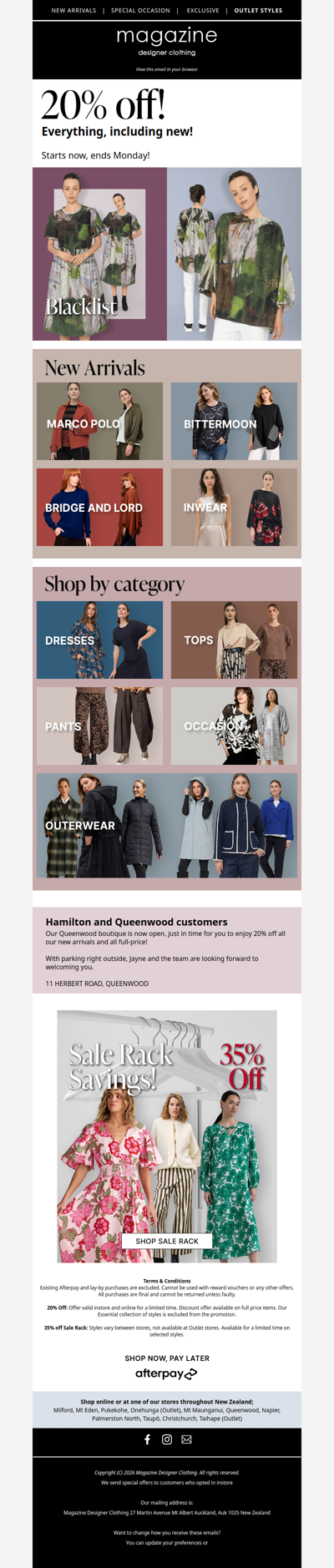 🐰 20% off everything, including new!