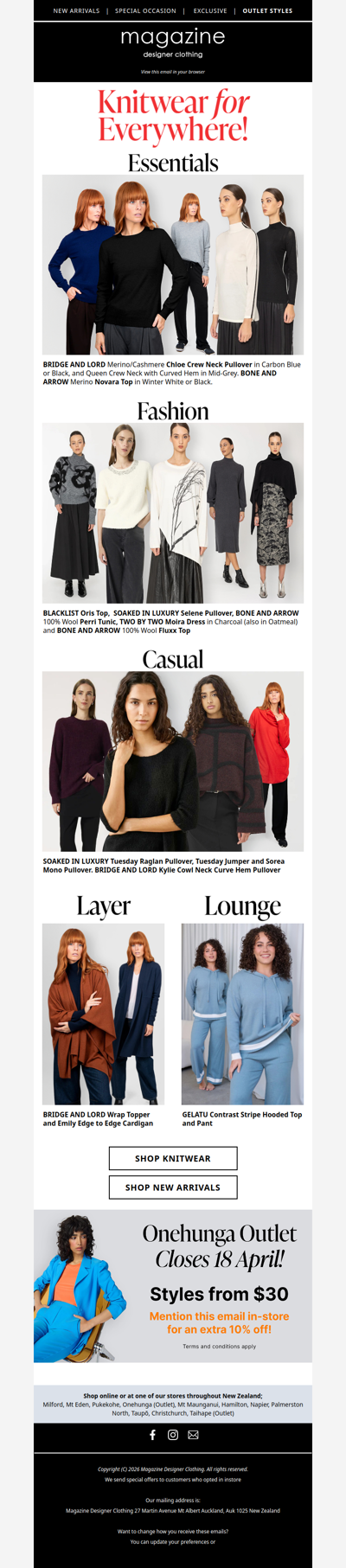 🧣 Knitwear for Everywhere, luxe to lounge