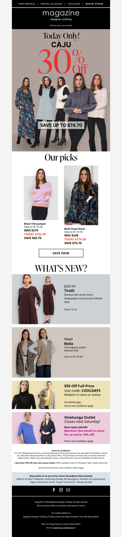 🟡 Today! 30% off new Caju