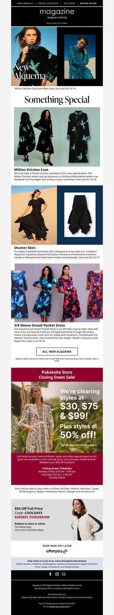 🦋 Very Special Newness from Alquema