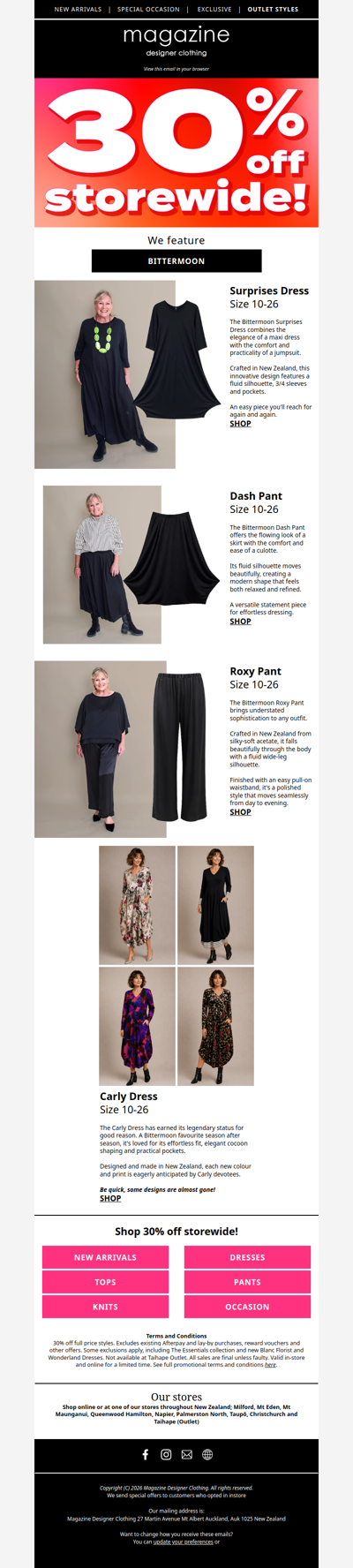 It’s here. 30% off  EVERYTHING storewide!