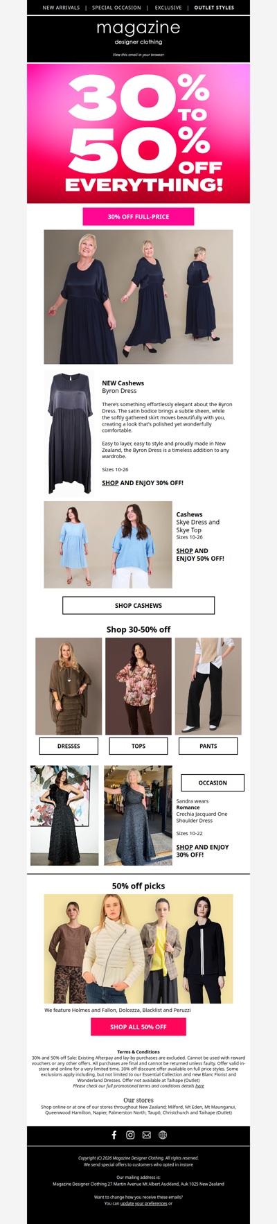 30-50% Off Everything! ♥️