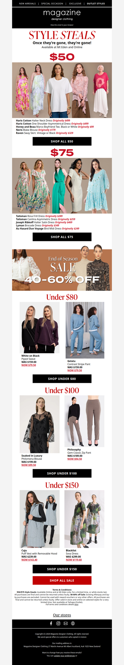 💃 $50 + $75 Style Steals, be quick! ♥️